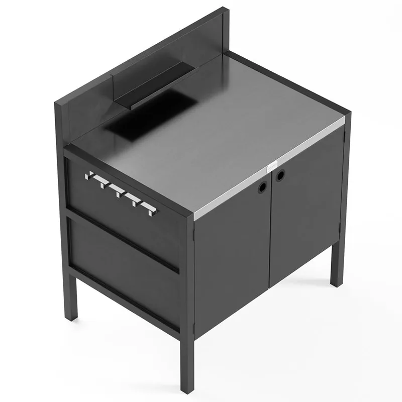 Venkovní kuchyňská skříňka s dvojitými dvířky